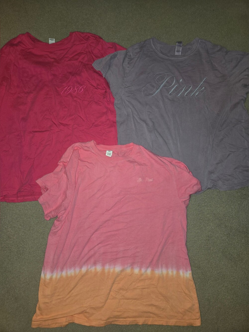 Victoria Secret PINK campus Xl Tees